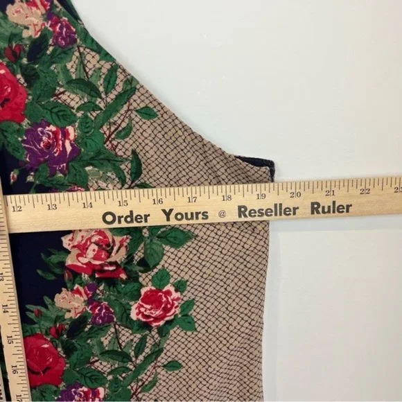 One Clothing Navy Floral Mini Dress - Picture 10 of 10